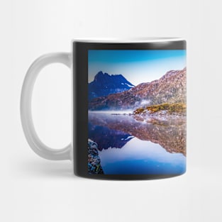 The Boatshed, Dove Lake, Cradle Mountain, Tasmania. Mug